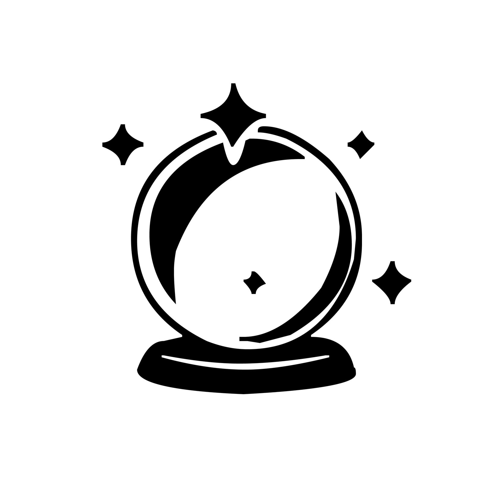 Crystal Ball Svg Magic Svg Svg Files Cricut Clipart Etsy