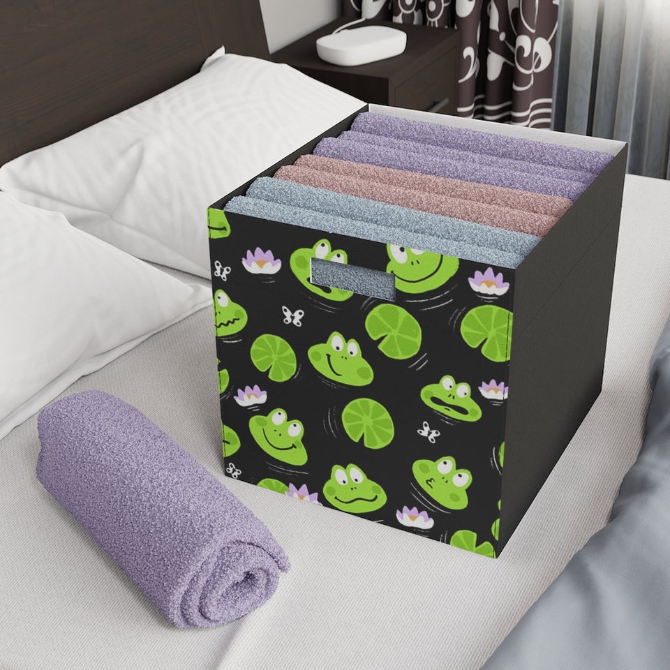 Discover Frog Felt Storage Box