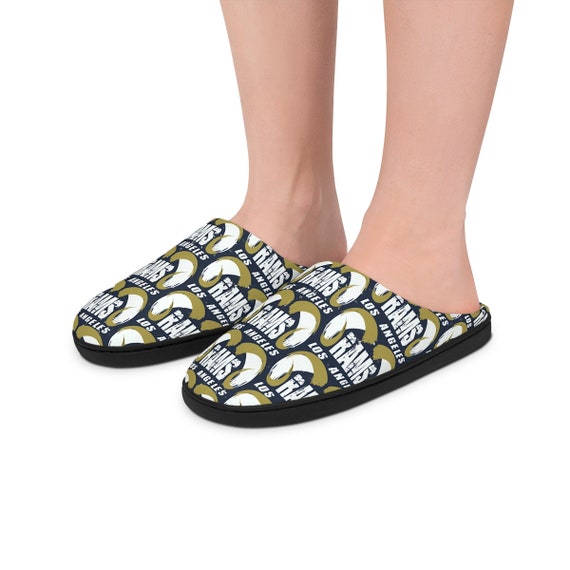 los angeles rams men's slippers