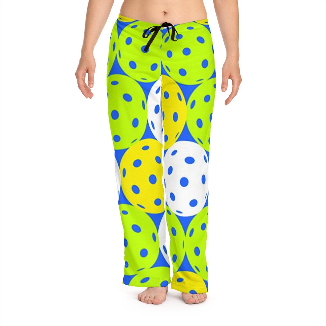 Pickleball Print Women's Pajama Pants AOP Pajamas Etsy