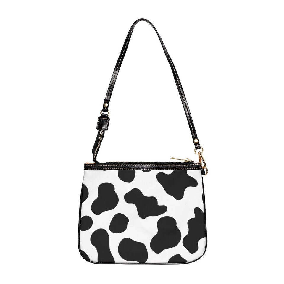 Discover Cow Print Small Shoulder Bag, custom bag, purse, custom purse, handbag