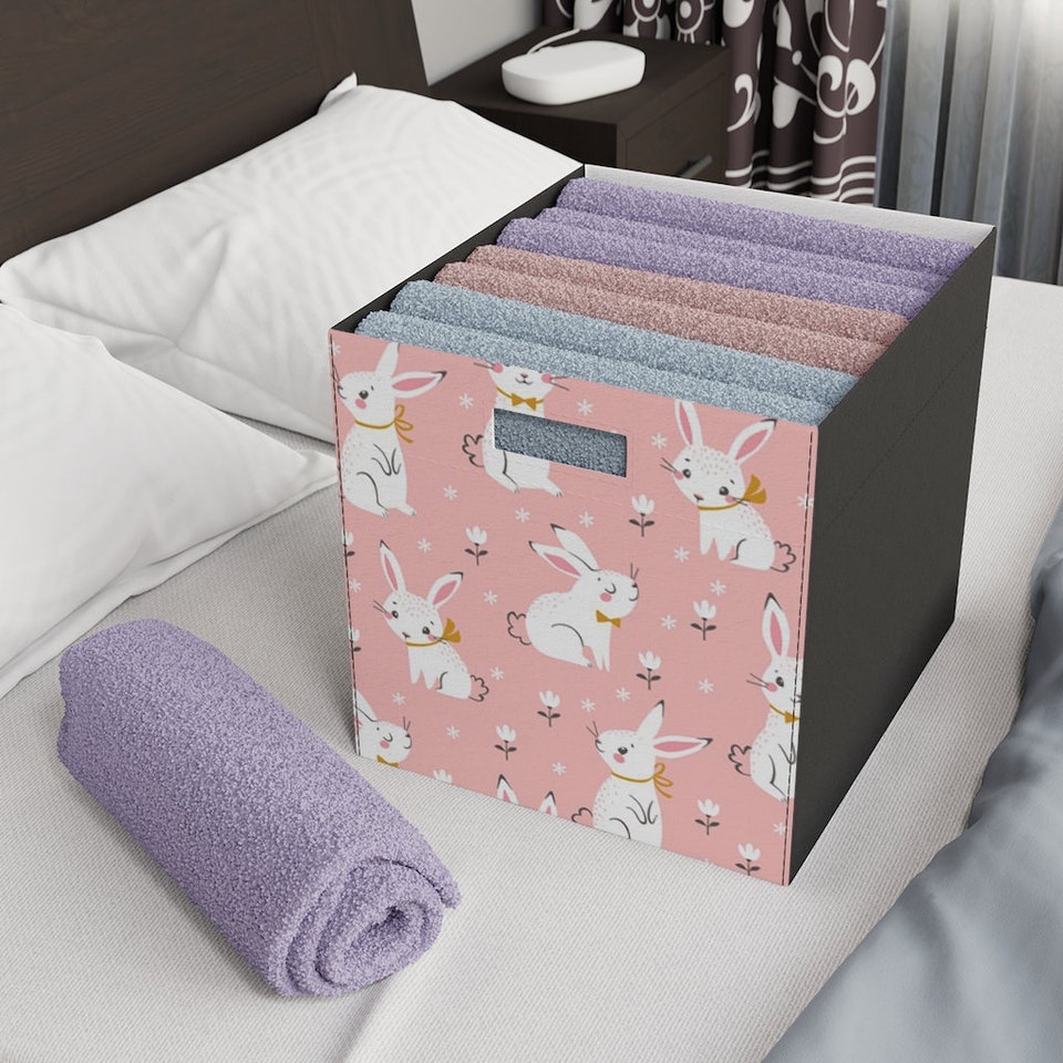 Discover Bunny Felt Storage Box