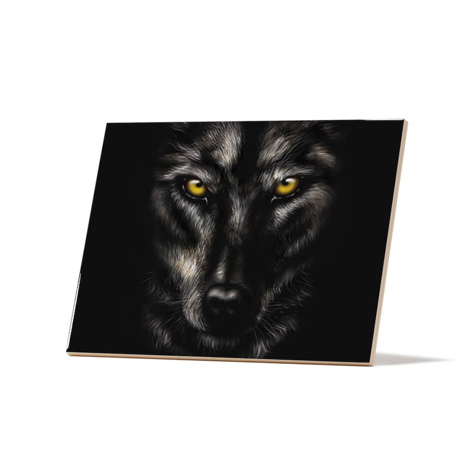 Discover Wolf Ceramic Photo Tile