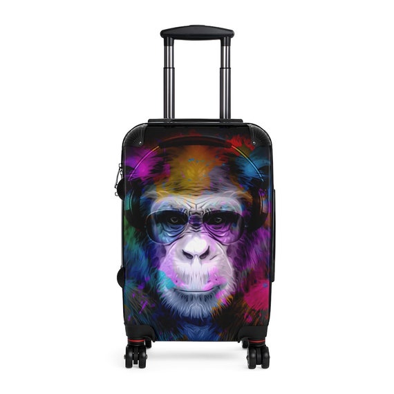 Maleta de mono maleta de cabina maleta personalizada bolsa | Etsy España