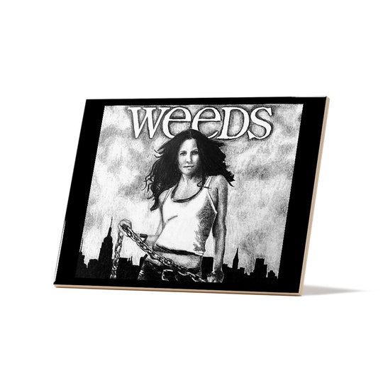 Disover Weeds Ceramic Photo Tile