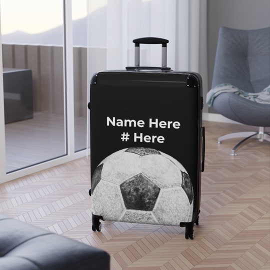 Personalized Soccer Suitcase