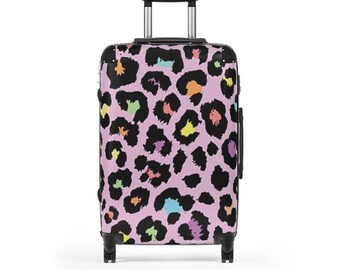 Animal Print Suitcase Cabin Suitcase 