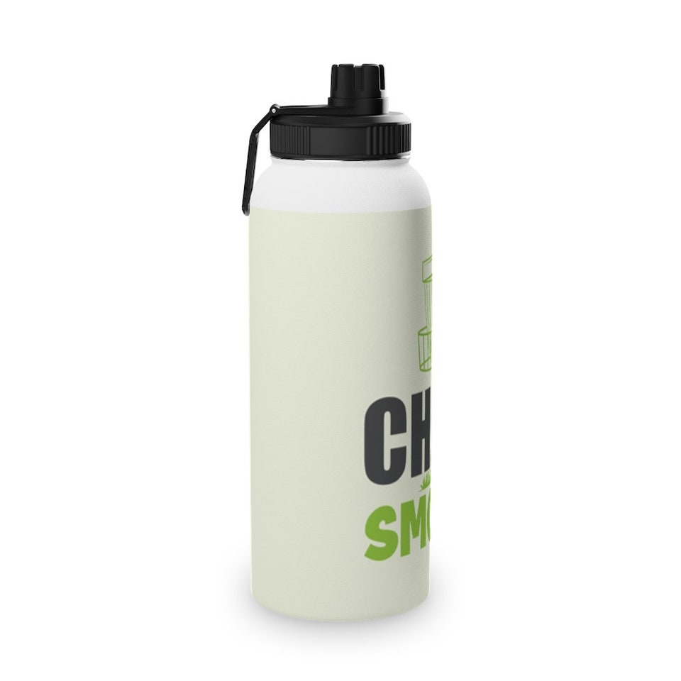 Disc Golf Stainless Steel Water Bottle, Sports Lid