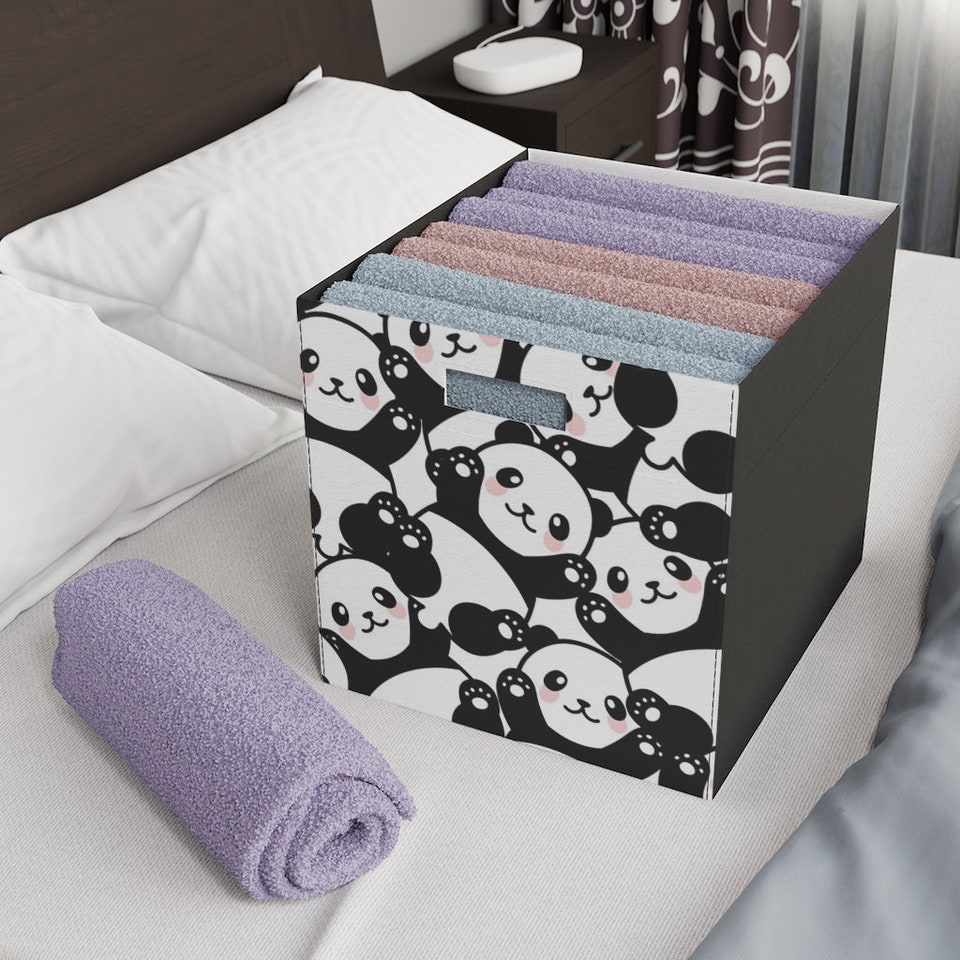 Discover Panda Felt Storage Box