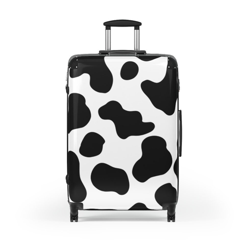 Cow Print Donut Suitcase