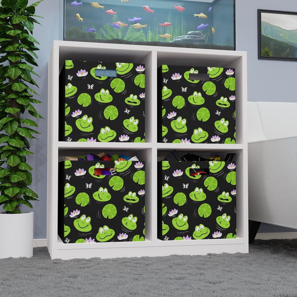 Discover Frog Felt Storage Box