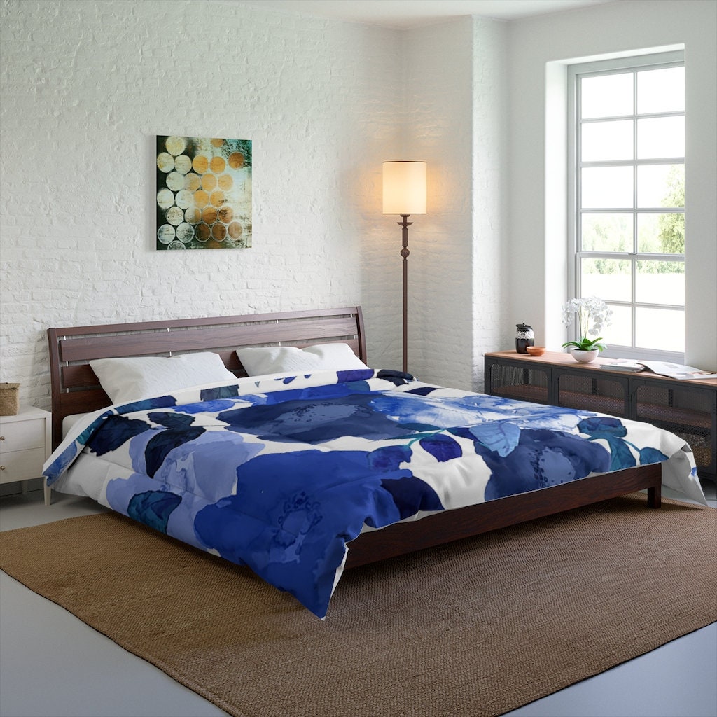 Confort de flores edredón estampado a medida estampado | Etsy