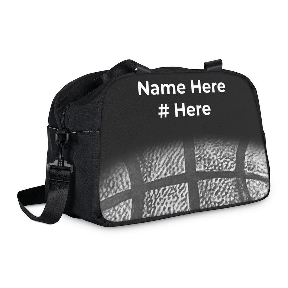 Personalized Basketball Fitness Handbag, custom bag