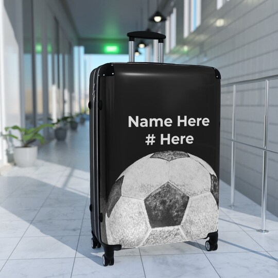 Personalized Soccer Suitcase