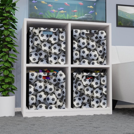 Soccer Ball Felt Storage Box