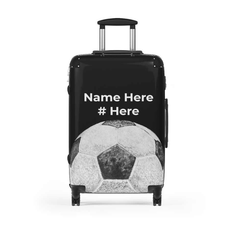 Personalized Soccer Suitcase