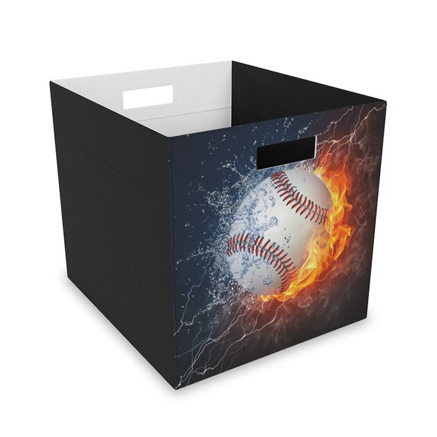 Baseball Felt Storage Box