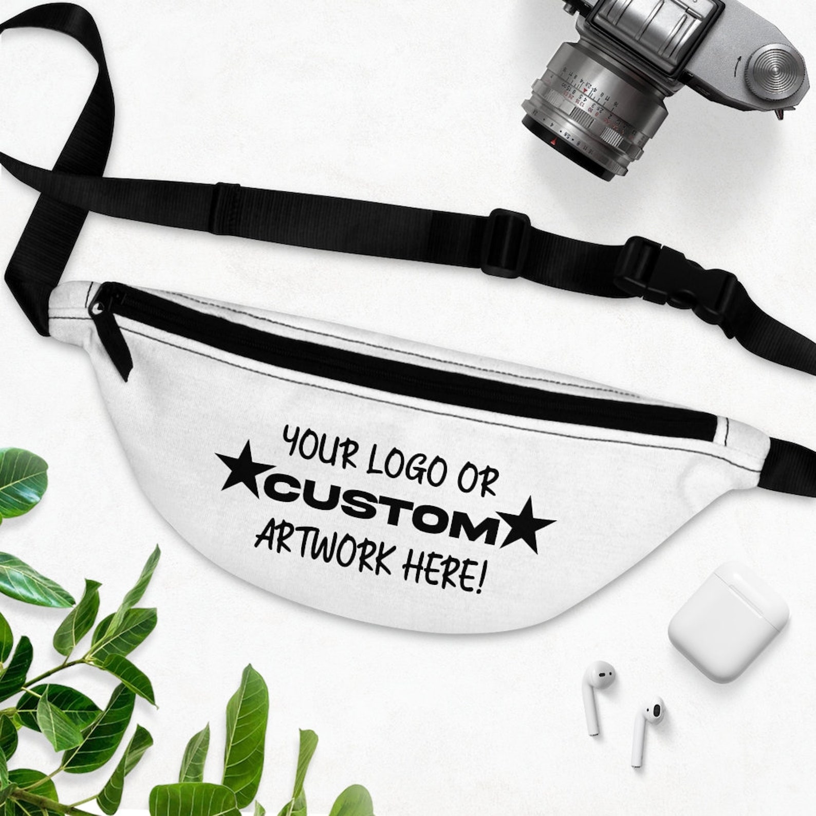 Custom Fanny Pack Print Your Logo Photo Text or Custom Art Etsy Hong Kong
