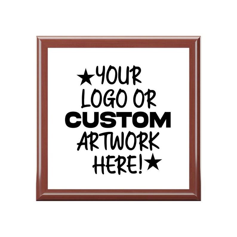 Custom Jewelry Box Print Your Logo Photo Text or Custom Etsy Canada