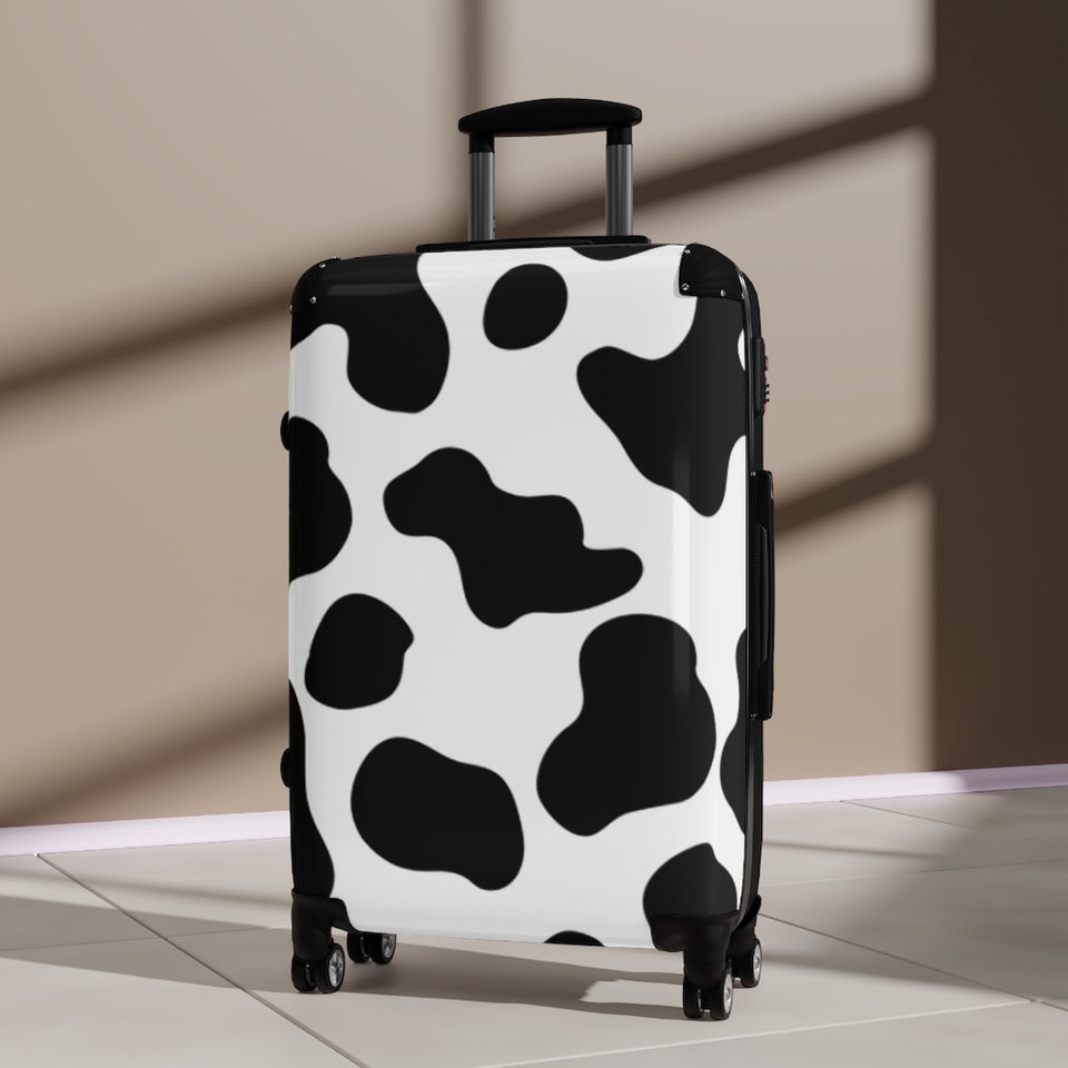 Cow Print Donut Suitcase