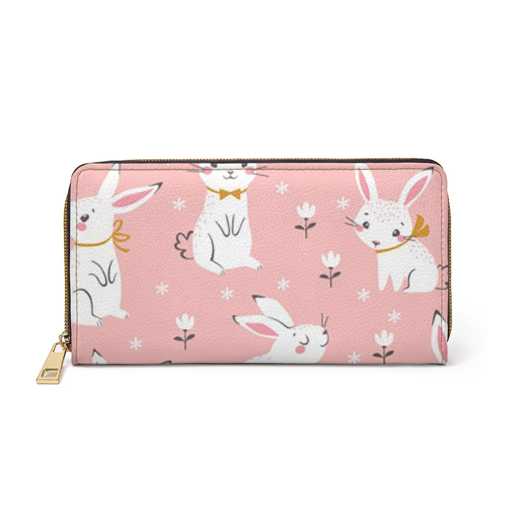 Red Rose kemai Handbag Plush Rabbit Wallet Wallet Cute Money Wallet for Kids Girls Birthday Gift 