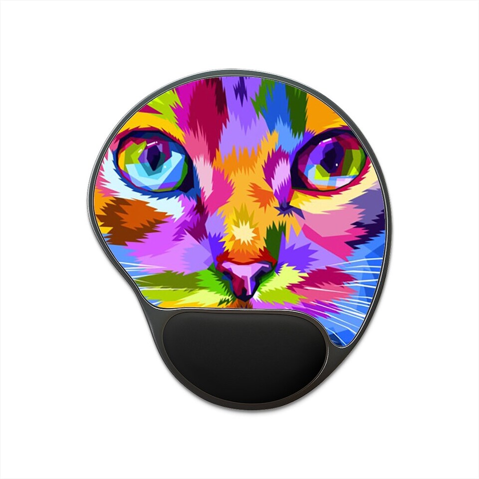 Cat Mouse Pad With Wrist Rest, home decor, desk decor