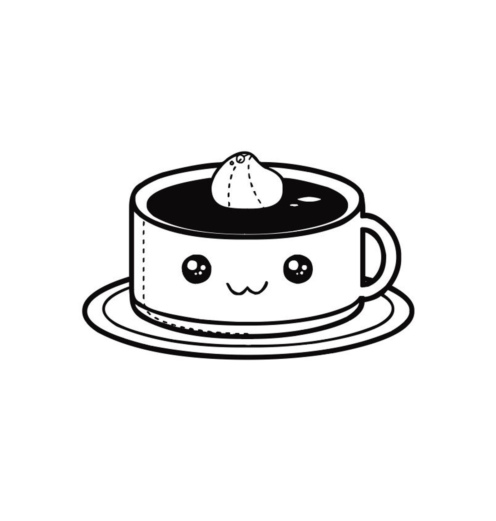 Coffee Emoji Svg Food Svg Popular Svg Cricut Clipart Etsy