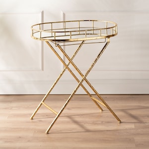 Decorative Golden Metal Table