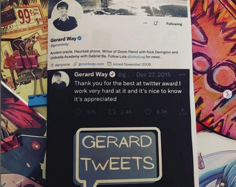 MCR Zine GERARD TWEETS My chemical romance zine