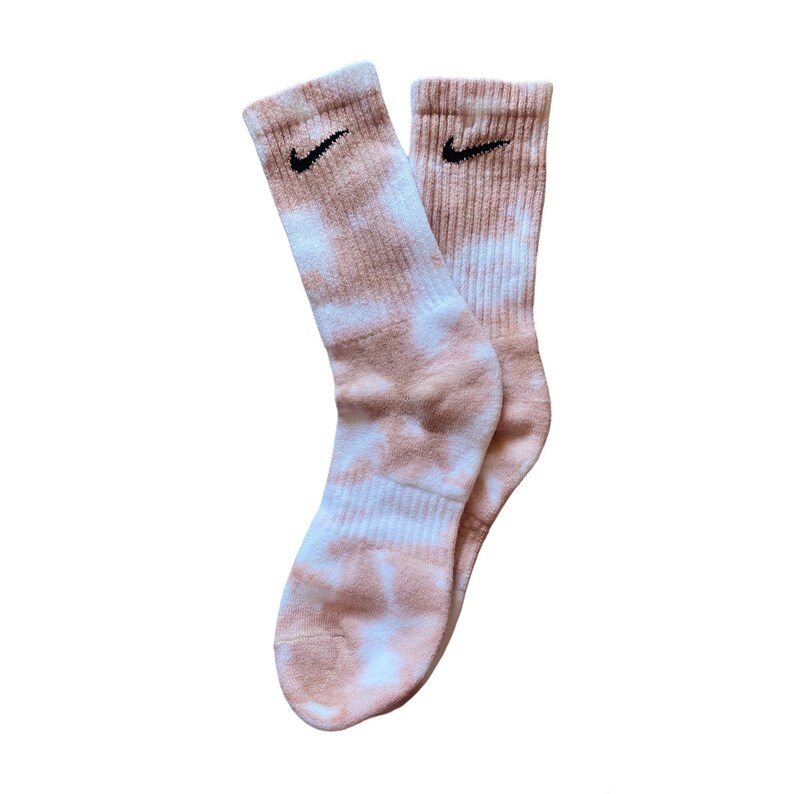 Calzini Nike tie dye/batik neutriunisexcalzini sportivifatti a manocalzini da uomo calzini da donna hCalze da tennis idea regaloregalo immagine 3