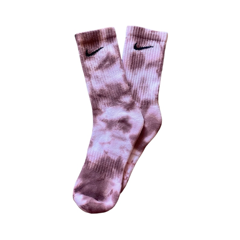 Calzini Nike tie dye/batik neutriunisexcalzini sportivifatti a manocalzini da uomo calzini da donna hCalze da tennis idea regaloregalo immagine 4