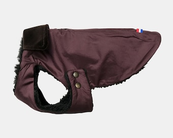 Manteau Chien Hiver Impermeable Luxe Ecofriendly Fabriqué en France Jeanne special chihuahua, teckel