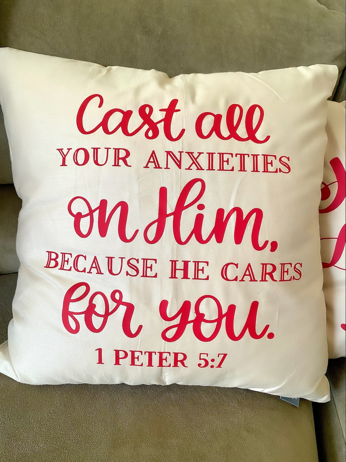Bible verse pillow case/cushion cover Etsy