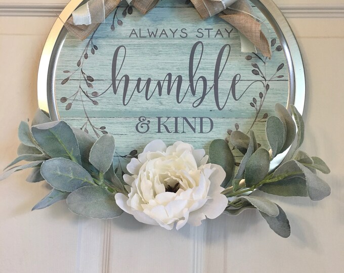 Door Hanger, Door Wreath, Pizza Pan, Wall Decor Etsy