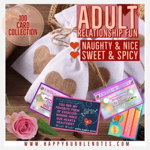 Relationship Adult Love Notes Naughty and Nice and Sweet and Spicy Scratch Offs 100 plus cards