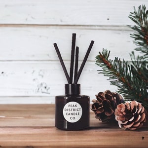 Reed Diffuser - 100ml - Amber - Peak District - Derbyshire - Natural Eco Friendly Vegan Product