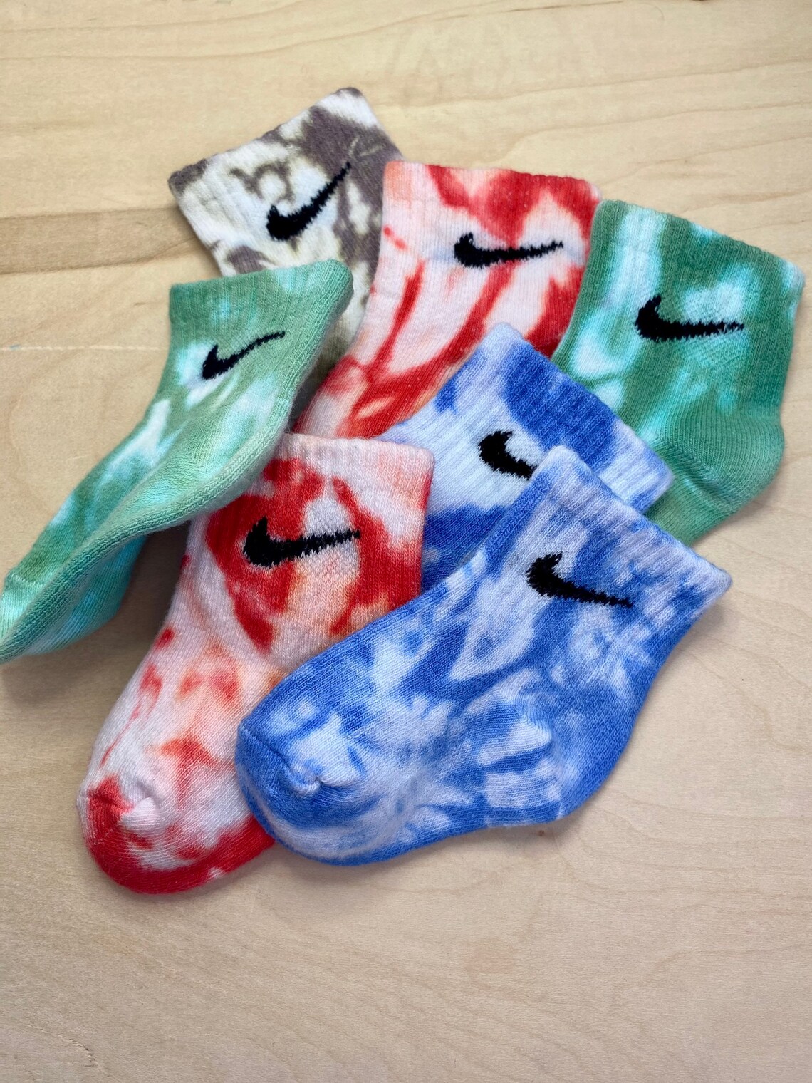 Baby Tie Dye Nike Socks Infant Socks Baby Socks Gift for Etsy
