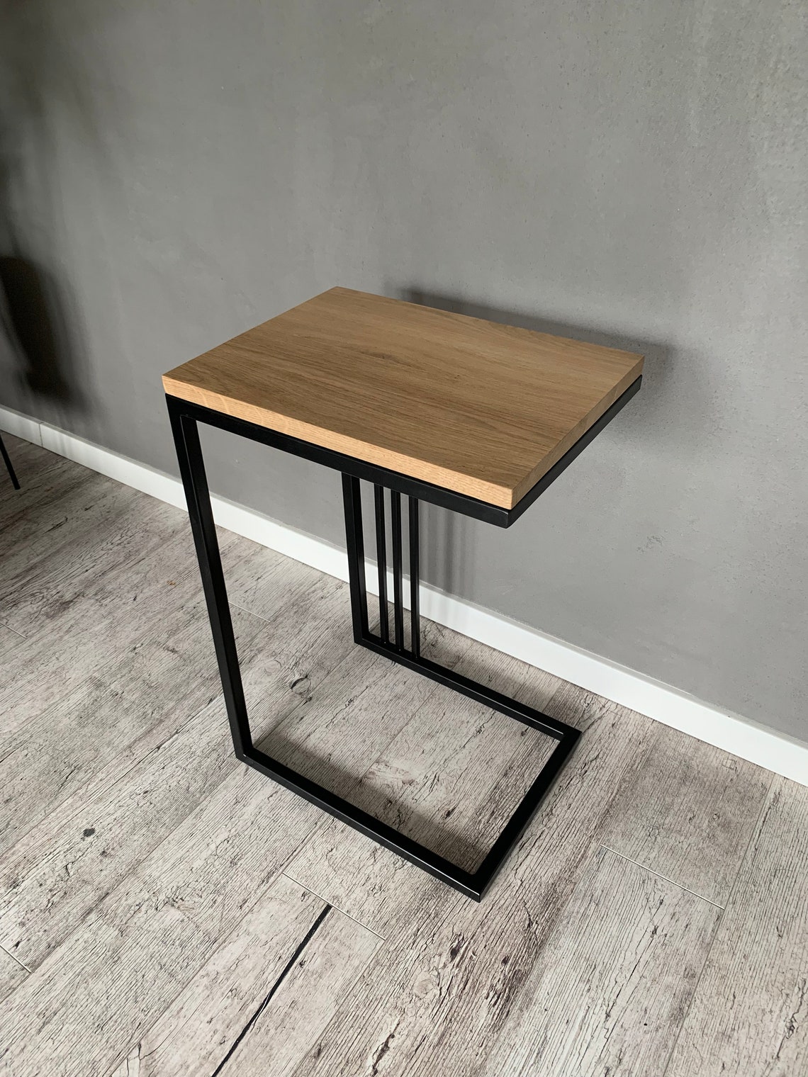 Oak side table sofa table helper table side table for Etsy