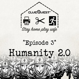 Printable Escape Game - Print+Cut+Escape EP3 - Humanity 2.0 - Escape Game at Home | Escape Game Party
