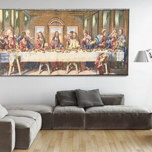 French Tapestry, Vintage Tapestry, Aubusson Tapestry, Wall Hanging, Pictorial Tapesrty,  Tapestry, Goblins Medieval Tapestry  102 X 35 cm