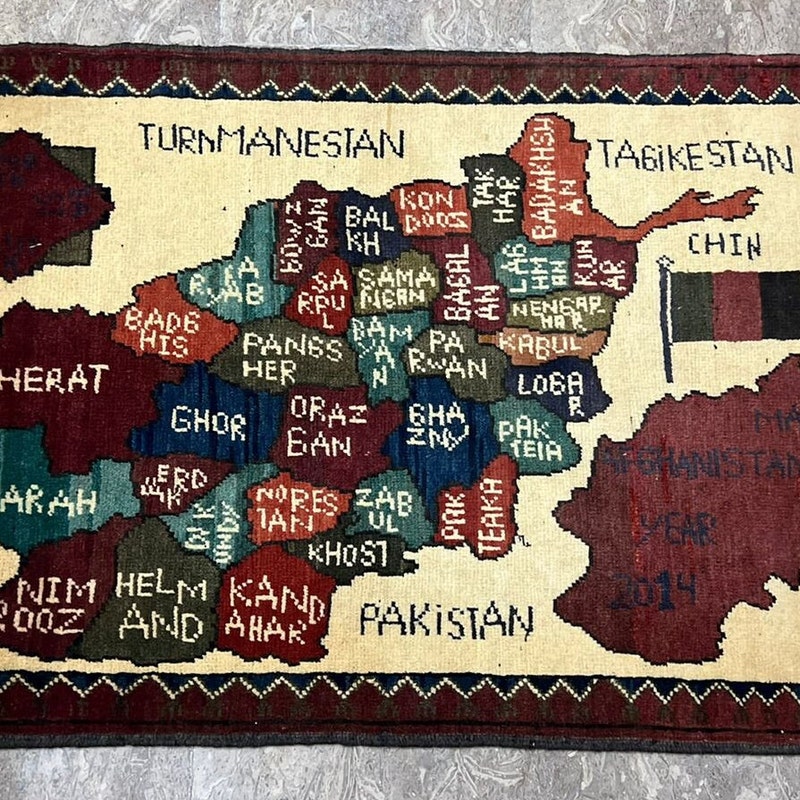World Map Rug - Etsy