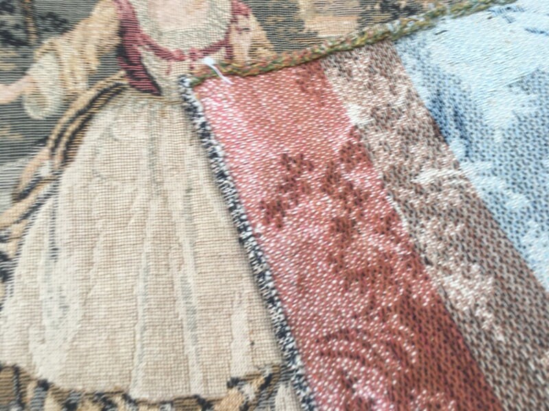 フランス　ビンテージ　タペストリー フランスのタペストリー、ヴィンテージタペストリー、オービュッソン