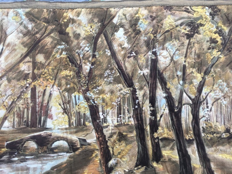 Canadian Tapestry Vintage Tapestry Romantic Tapestry Wall Etsy UK