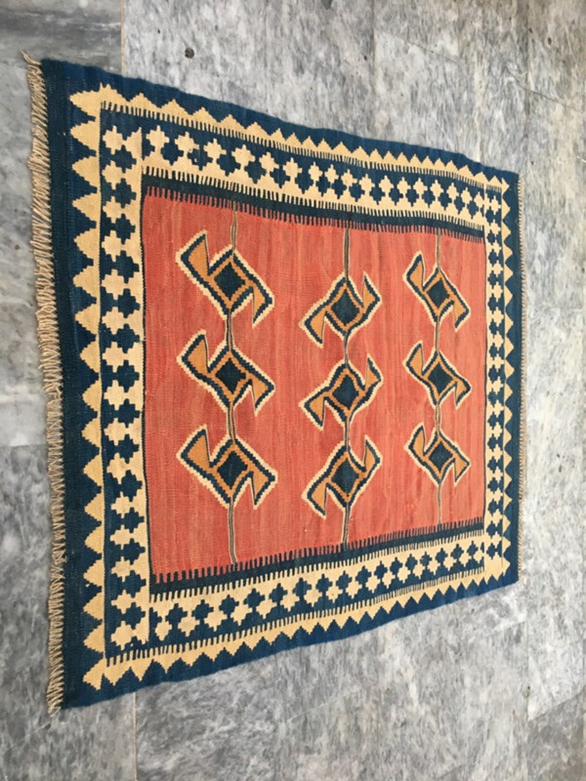Afghan Kilim Rug Handmade Rug Area Rug Wool Kilim Rug Turkish Kilim Rug
