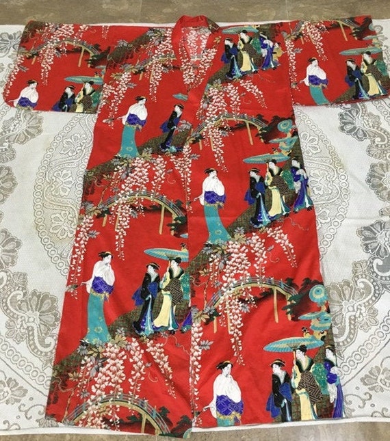 19th Century Antique Chinese Robe Handmade Paintin