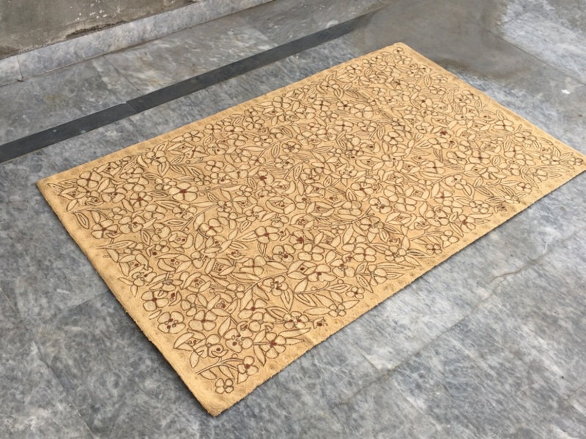 3X5 Cheap Price Vintage Aubusson Rug Handmade Rug Bedroom Rug Etsy