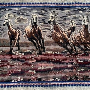 French Tapestry, Vintage Tapestry, Antique Tapestry, Wall Hanging, Pictorial Tapestry,  Tapestry, Goblins Medieval Tapestry  165 X 80 cm