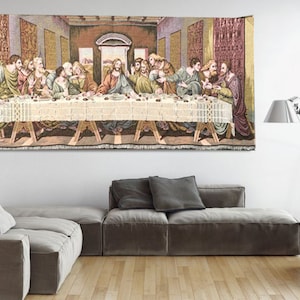 French Tapestry, Vintage Tapestry, Aubusson Tapestry, Wall Hanging, Pictorial Tapesrty,  Tapestry, Goblins Medieval Tapestry  83 X 36 cm