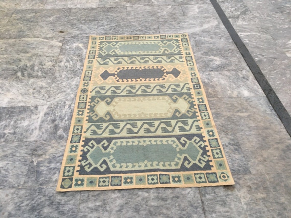 3X5 Cheap Price Vintage Aubusson Rug Handmade Rug Bedroom Rug Etsy