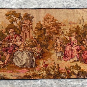 2X3 French Tapestry Vintage Tapestry Antique Tapestry Wall Hanging Tapestry Goblins Medieval Tapestry Home Décor Free Shipping  92 x 49 cm